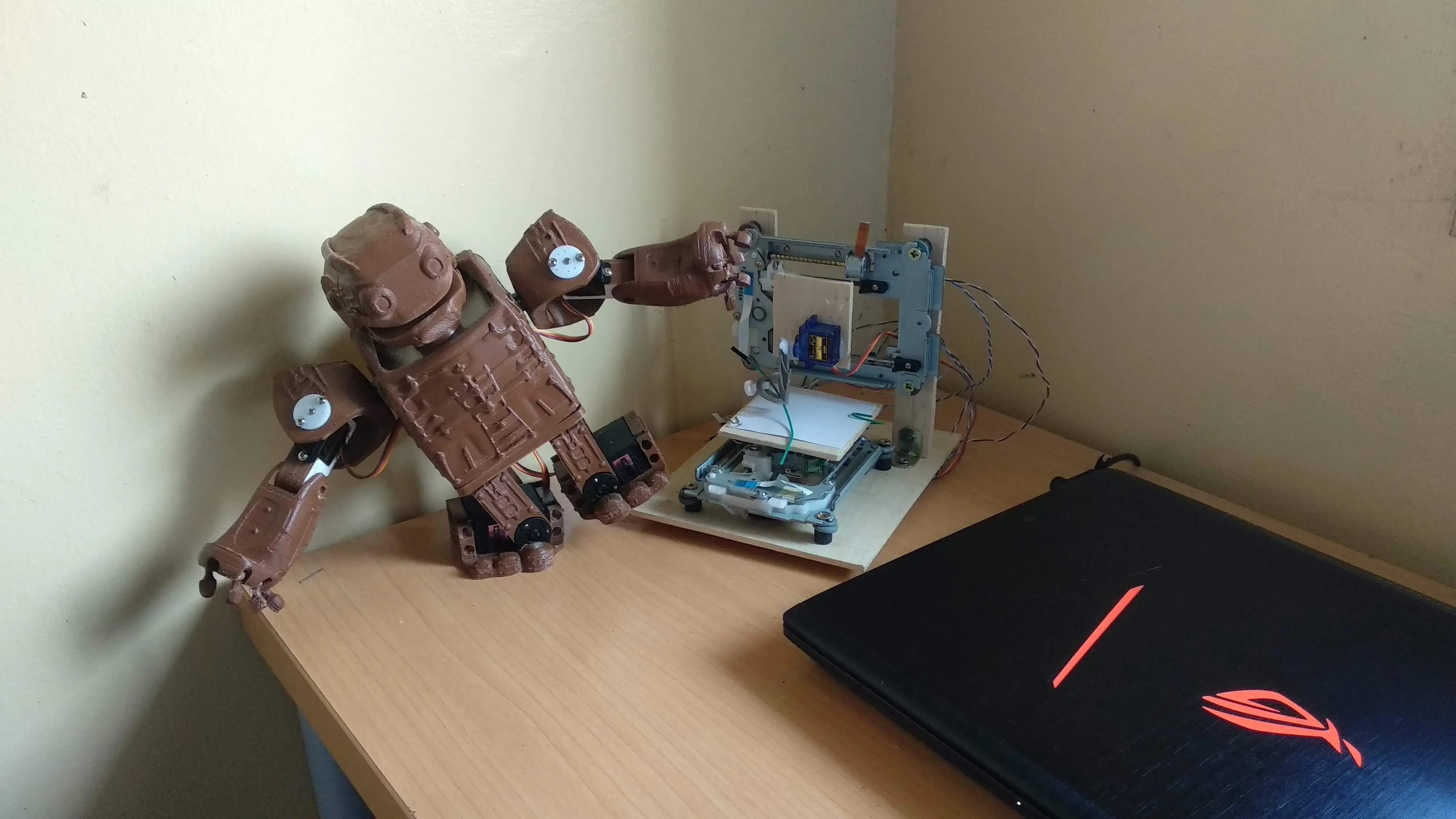 DIY Robots: Hubert and a Small Plotter